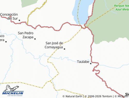 Mapa MICHELIN San José de Comayagua - ViaMichelin