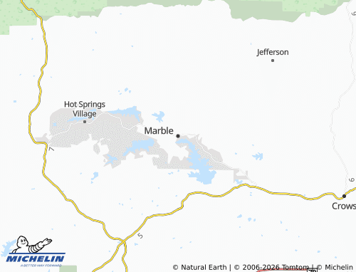 Mappa MICHELIN Marble - ViaMichelin