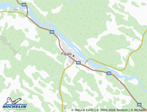 MICHELIN-Landkarte Pajala - ViaMichelin