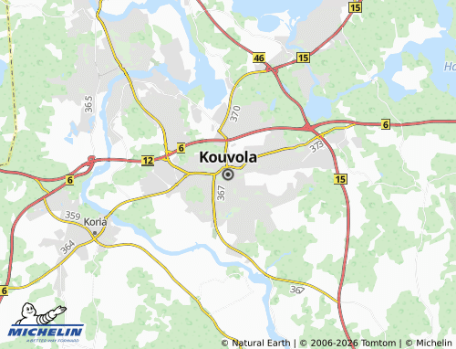 MICHELIN-Landkarte Kouvola - ViaMichelin