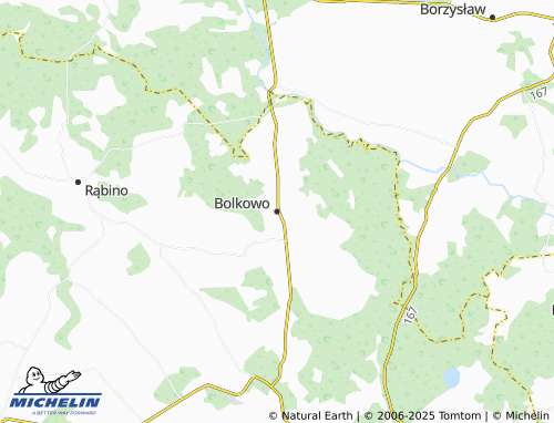 MICHELIN Bolkowo map - ViaMichelin