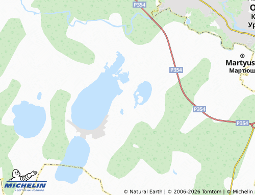 MICHELIN-Landkarte Priozer'ye SNT - ViaMichelin