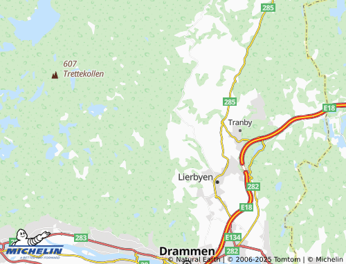 MICHELIN Askgrenda map - ViaMichelin
