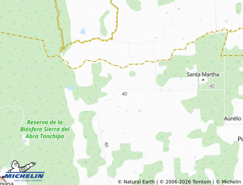 MICHELIN Tempemoche map - ViaMichelin
