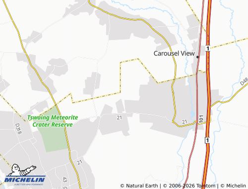 Mapa MICHELIN Bosplaas Mathabe - ViaMichelin