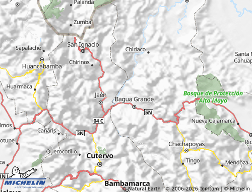 Mappa MICHELIN Bagua - ViaMichelin