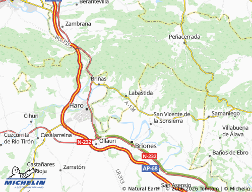 MICHELIN Labastida map - ViaMichelin