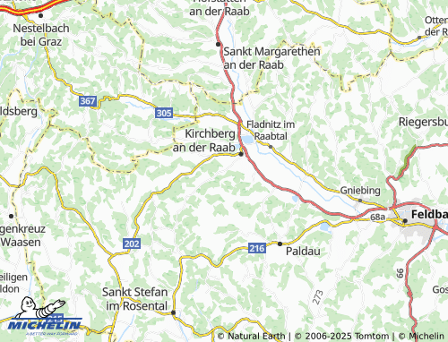 Mapa MICHELIN Hof - ViaMichelin
