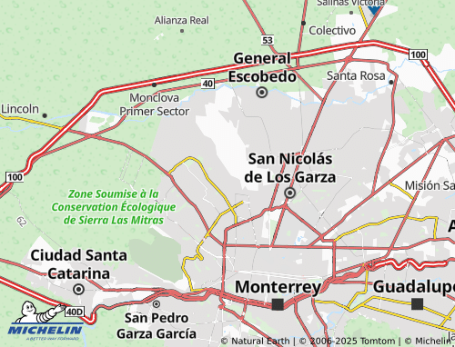 MICHELIN 5 de Mayo map - ViaMichelin