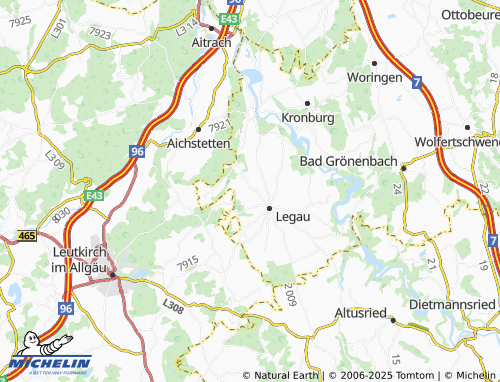MICHELIN Oberwitzenberg map - ViaMichelin