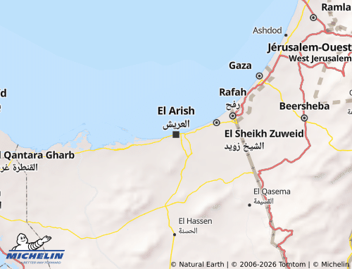 Mapa MICHELIN Shamal Seena - ViaMichelin