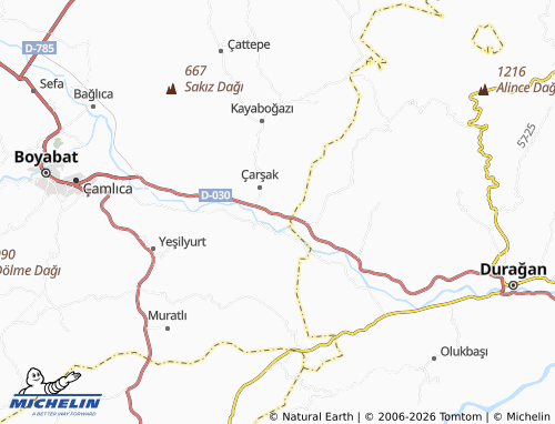 Mappa MICHELIN Mahmutlu - ViaMichelin