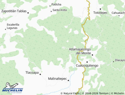 Mapa MICHELIN Moyotepec - ViaMichelin