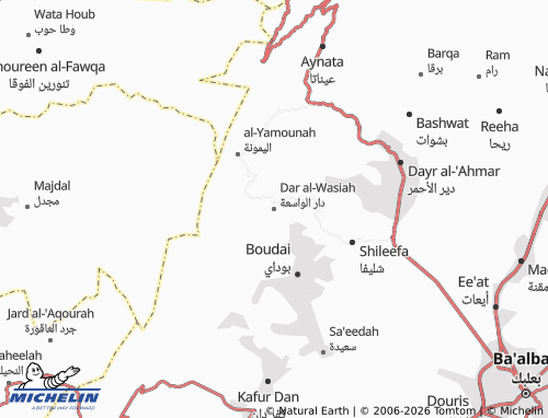 Mapa MICHELIN Dar al-Wasiah - ViaMichelin