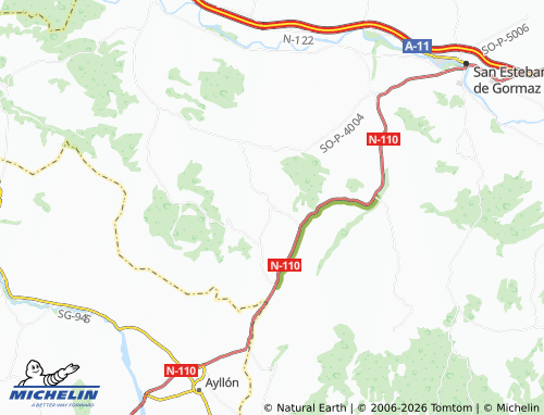 MICHELIN Fuentecambrón map - ViaMichelin