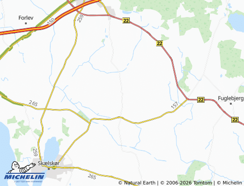 MICHELIN Flakkebjerg map - ViaMichelin