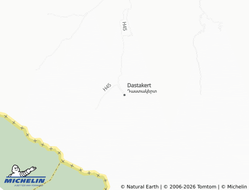 MICHELIN Dastakert map - ViaMichelin