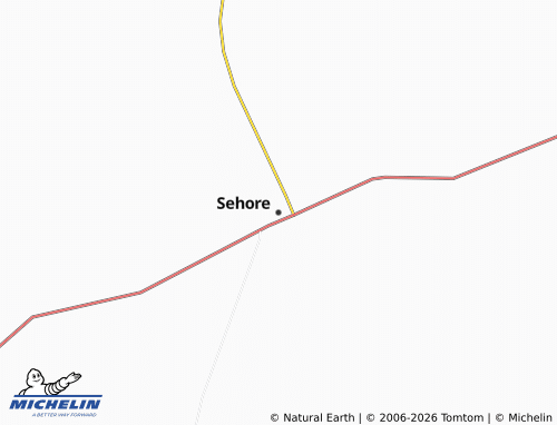 MICHELIN Sehore map - ViaMichelin