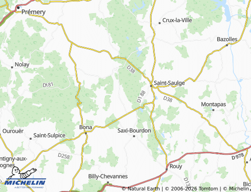Mapa MICHELIN Jailly - ViaMichelin