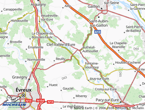 Mappa MICHELIN Saint-Vigor - ViaMichelin