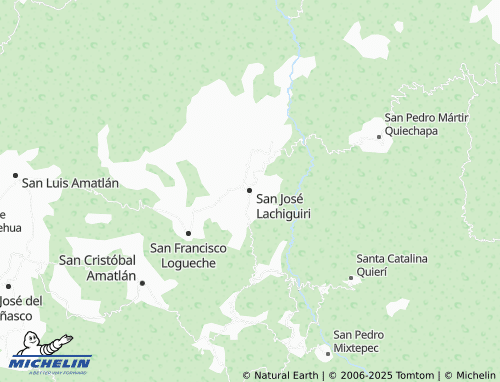 MICHELIN San José Lachiguiri map - ViaMichelin