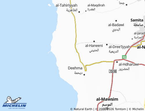 MICHELIN-Landkarte al-Beesri - ViaMichelin