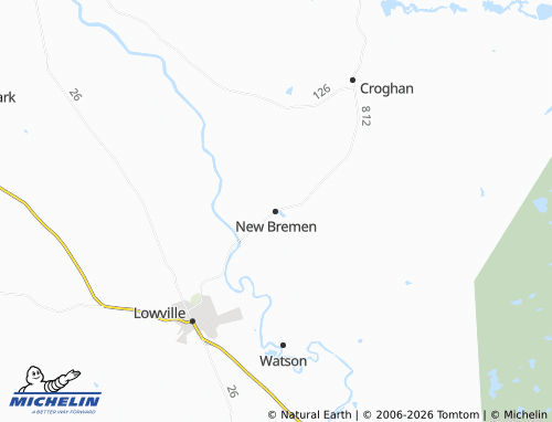 Mapa MICHELIN New Bremen - ViaMichelin