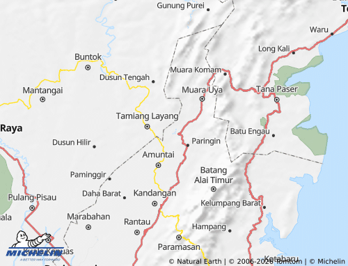 MICHELIN Tabalong map - ViaMichelin