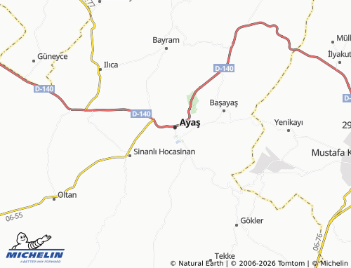 Kaart MICHELIN Şeyhmuhittin - ViaMichelin