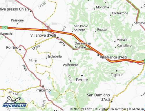 Kaart MICHELIN San Michele - ViaMichelin