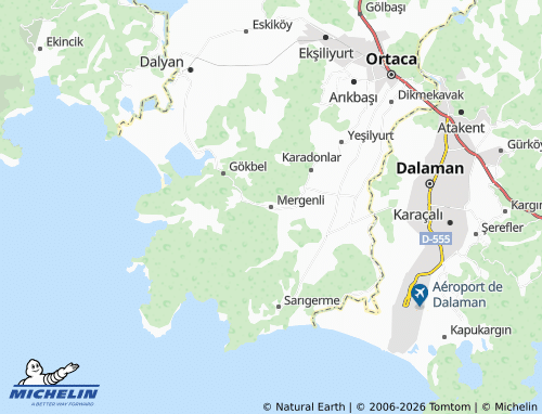MICHELIN Mergenli map - ViaMichelin
