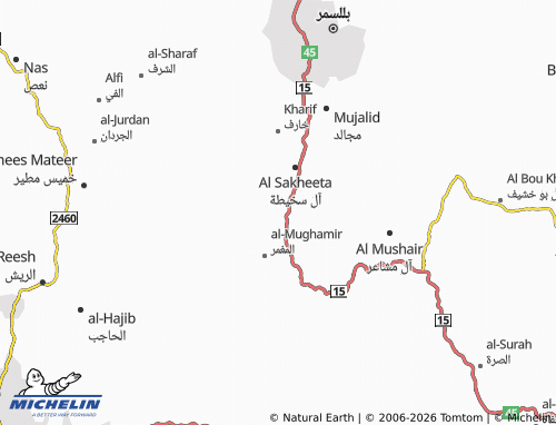 MICHELIN-Landkarte Al Obayd - ViaMichelin