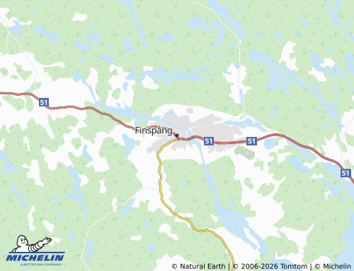 Carte MICHELIN Finspång - ViaMichelin