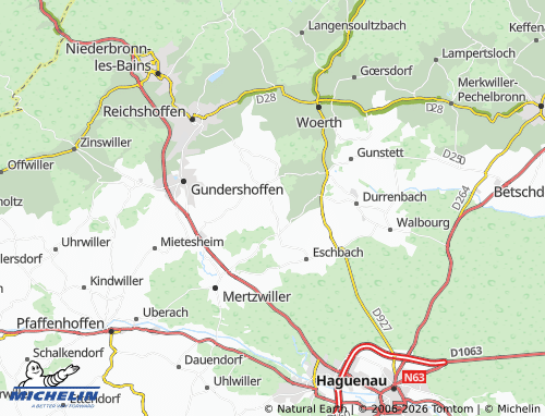 Mapa MICHELIN Forstheim - ViaMichelin