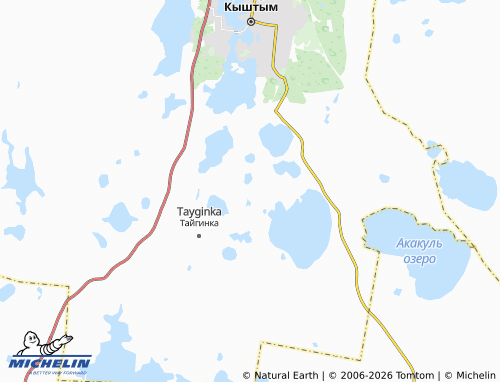 MICHELIN-Landkarte Anbashskaya - ViaMichelin