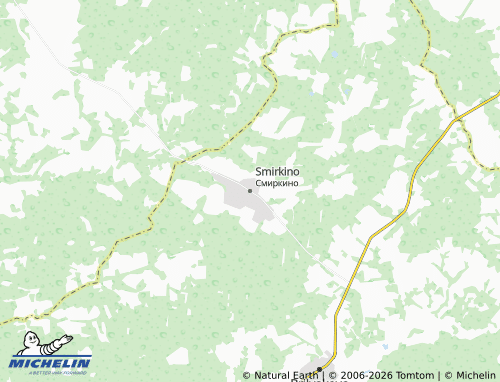MICHELIN-Landkarte Smirkino - ViaMichelin