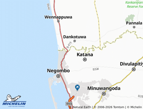 Mappa MICHELIN Thoppuwa - ViaMichelin