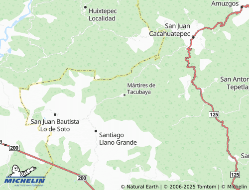 MICHELIN-Landkarte Mártires de Tacubaya - ViaMichelin