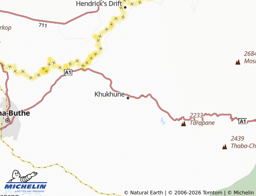 Kaart MICHELIN Khukhune - ViaMichelin