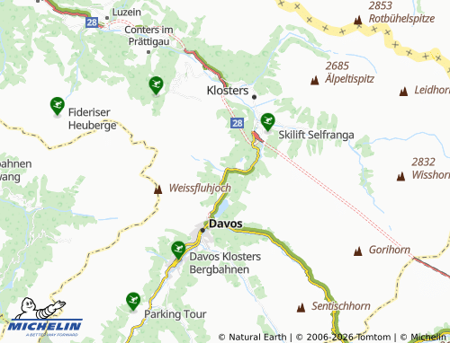 Carte MICHELIN Ober Laret - ViaMichelin