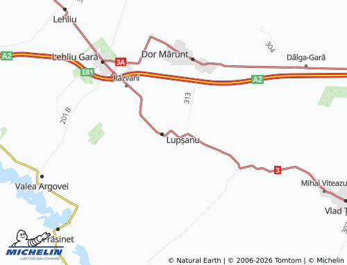Mappa MICHELIN Radu Vodă - ViaMichelin