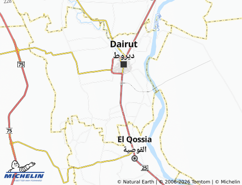 Carte MICHELIN Nazlat Dhahir - ViaMichelin