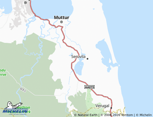 MICHELIN-Landkarte Jinnanagar Thoppur - ViaMichelin
