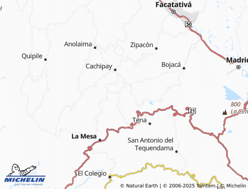 Carte MICHELIN Esperanza - ViaMichelin