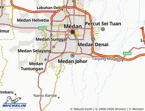 MICHELIN Medan Johor map - ViaMichelin