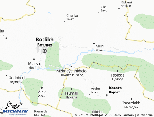 MICHELIN-Landkarte Kvankhidatli - ViaMichelin