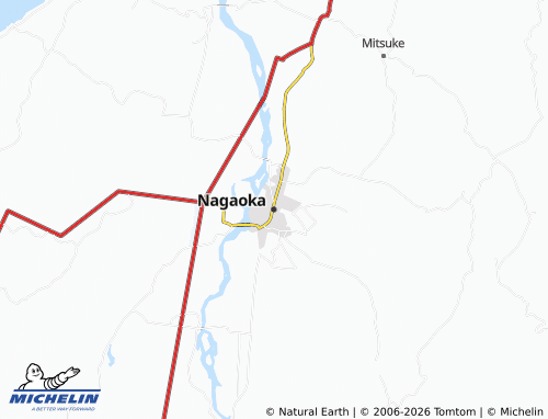 Mappa MICHELIN Nagaoka - ViaMichelin