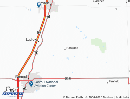 Mapa MICHELIN Harwood - ViaMichelin