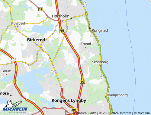 Mappa MICHELIN Gammel Holte - ViaMichelin