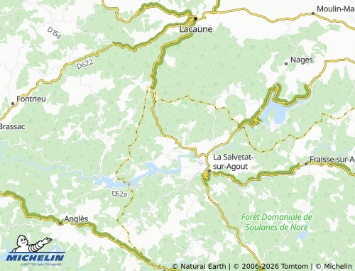 Mapa MICHELIN Mèges - ViaMichelin